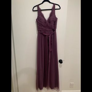 BHLDN Purple Bridesmaids Dress